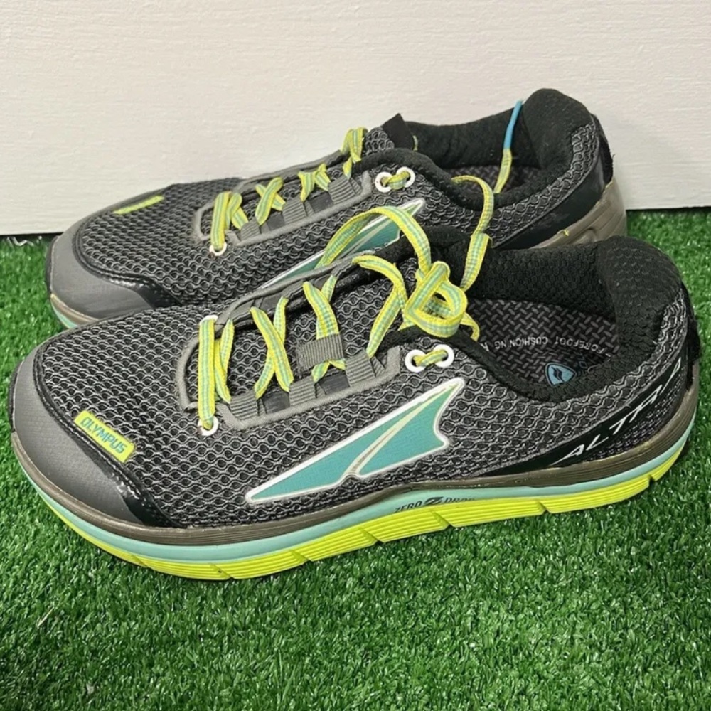 Altra Olympus Zero Drop Green Gray A2355-3 Running Shoes Women’s Size 8.5